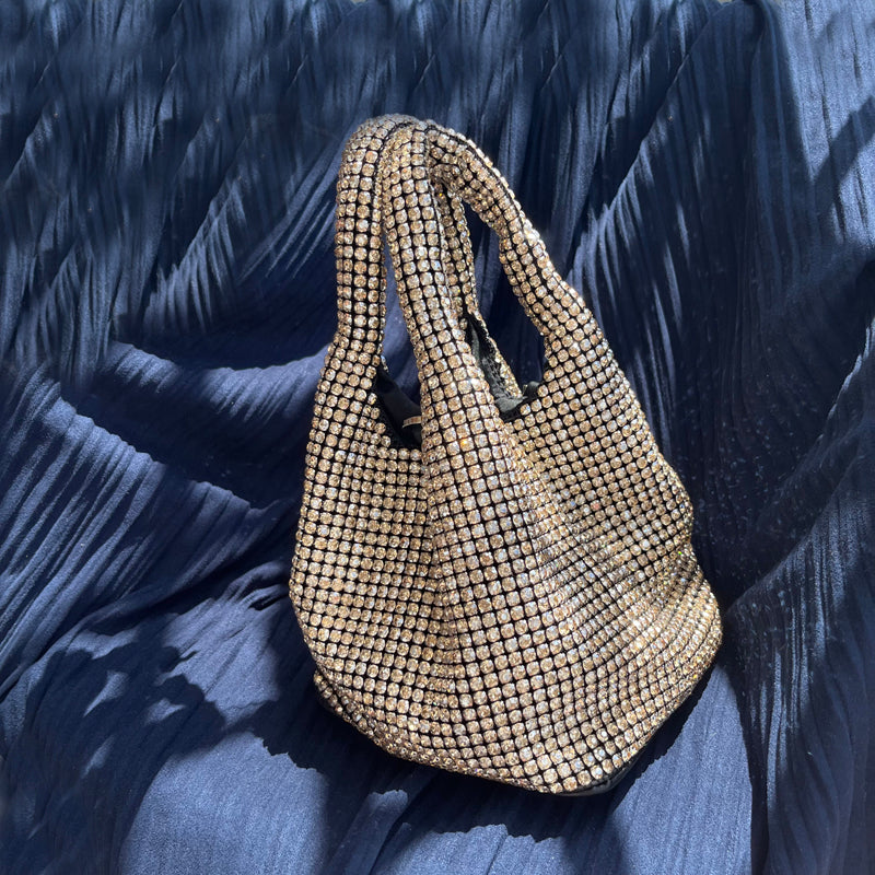 Rhinestone Bucket bag