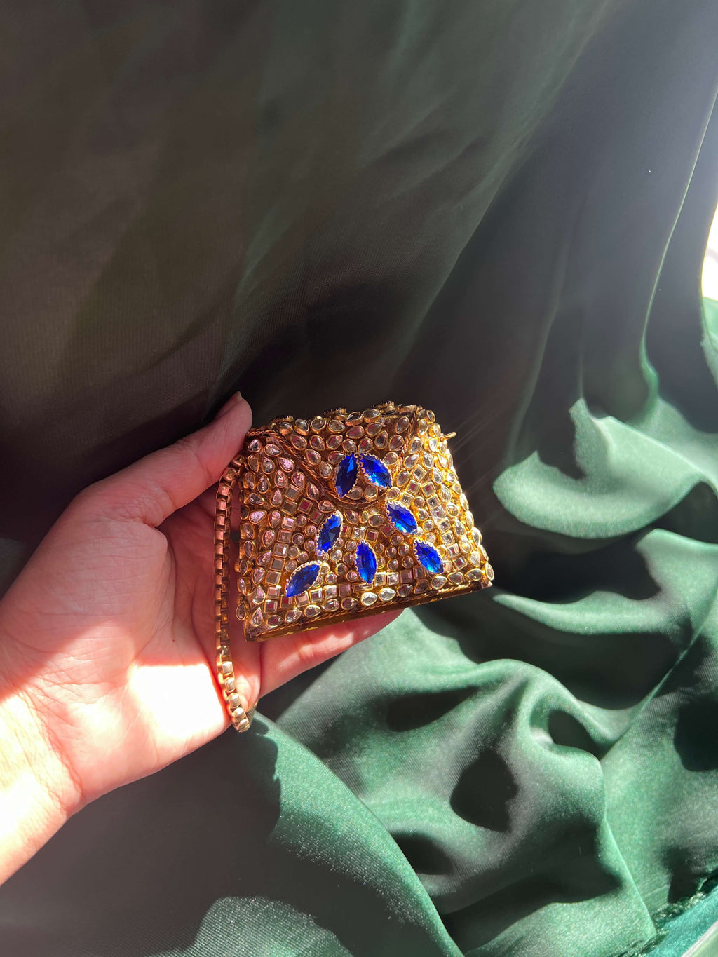 Noor Nano Clutch - Blue