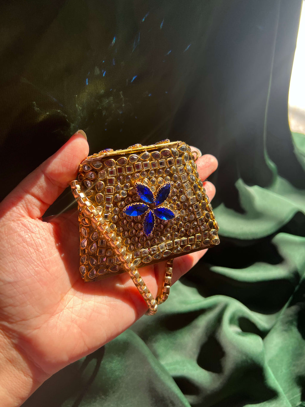 Noor Nano Clutch - Blue