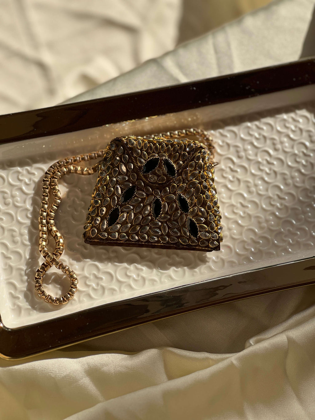 Noor Nano Clutch - Black