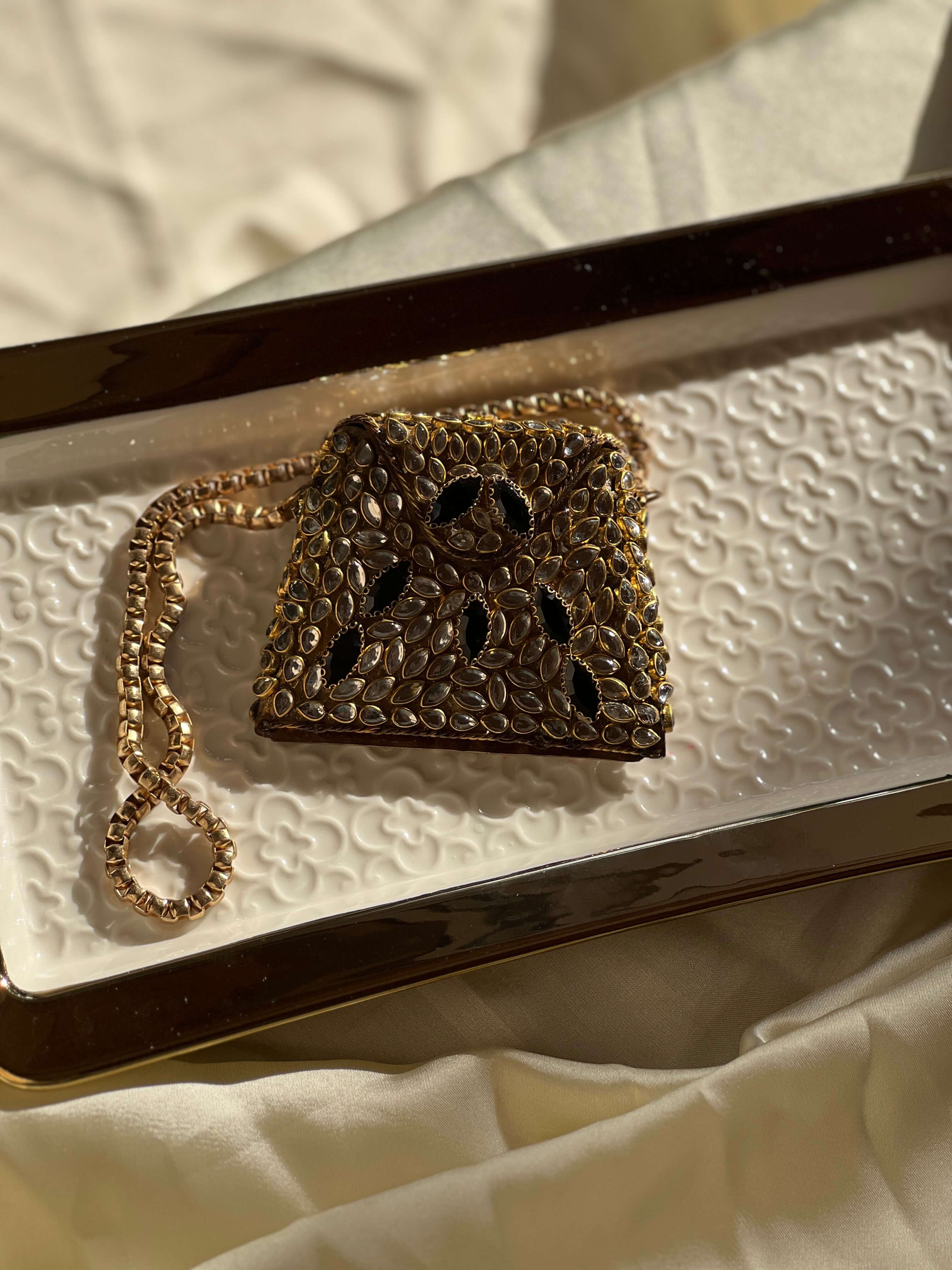 Noor Nano Clutch - Black