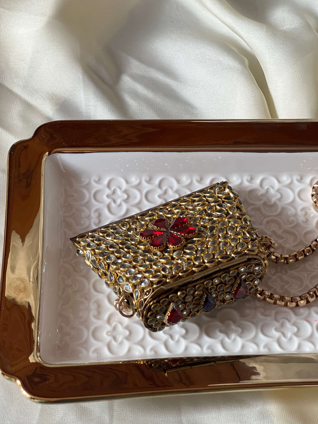 Noor Nano Clutch - Red