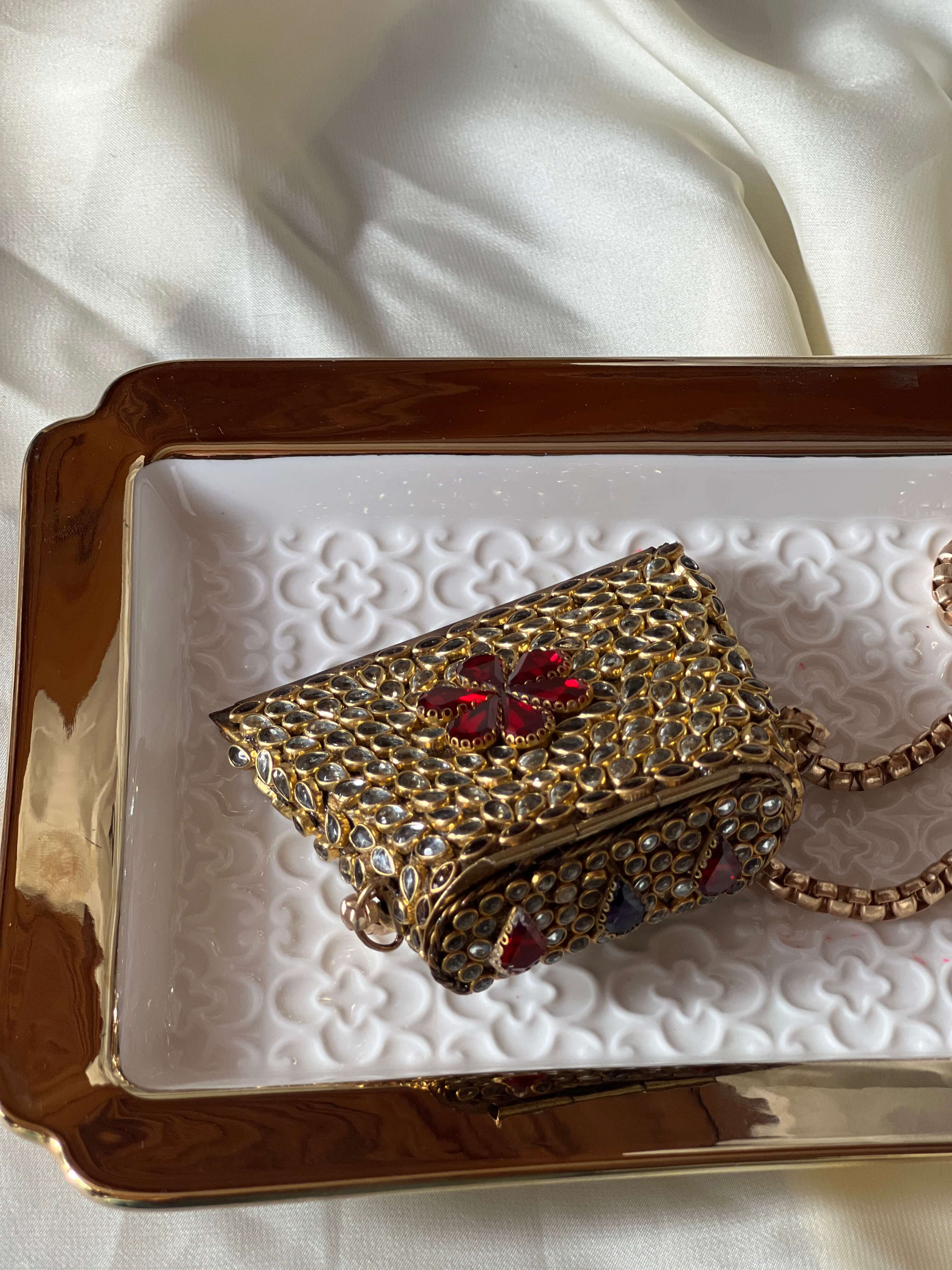 Noor Nano Clutch - Red