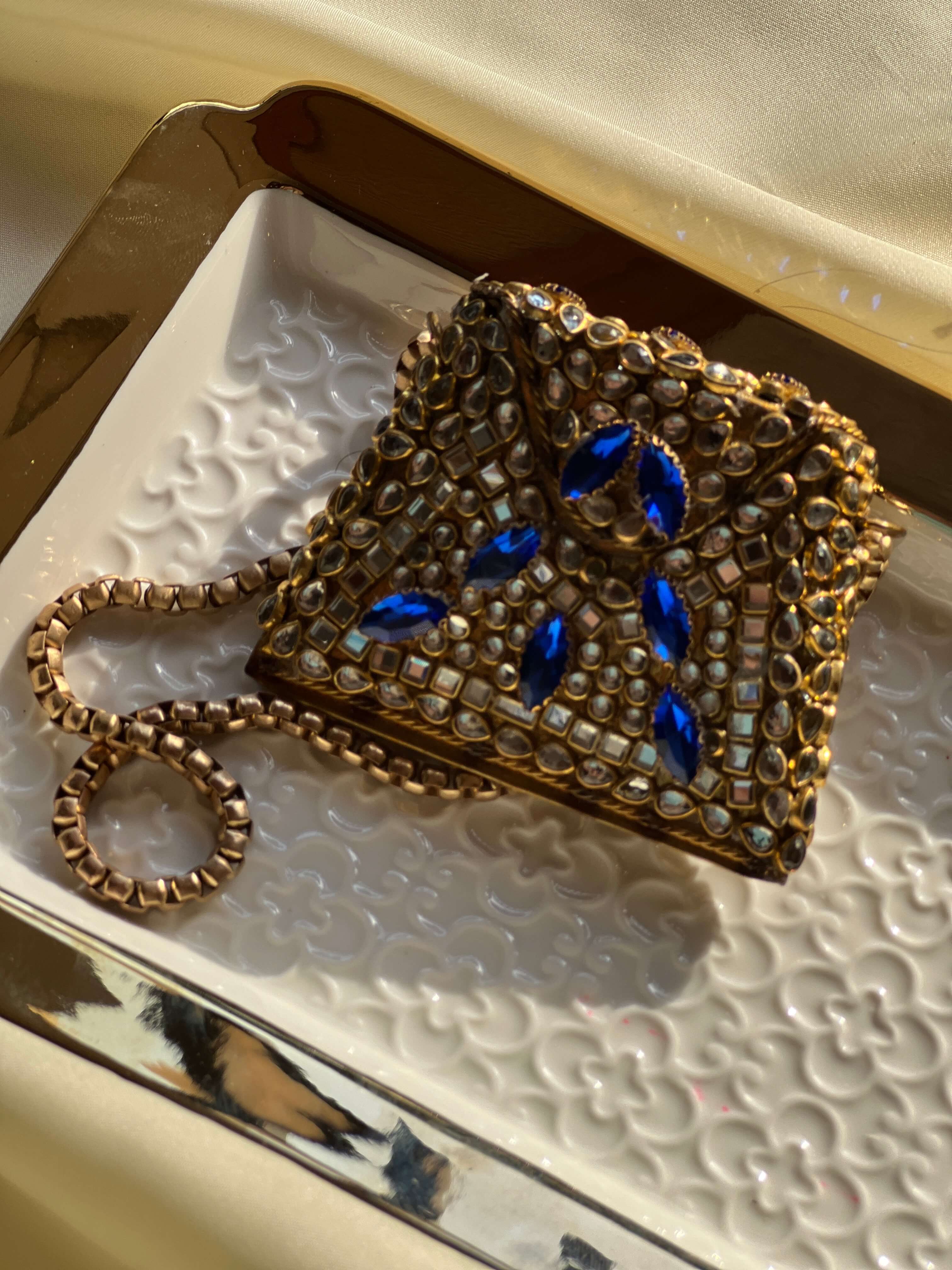Noor Nano Clutch - Blue