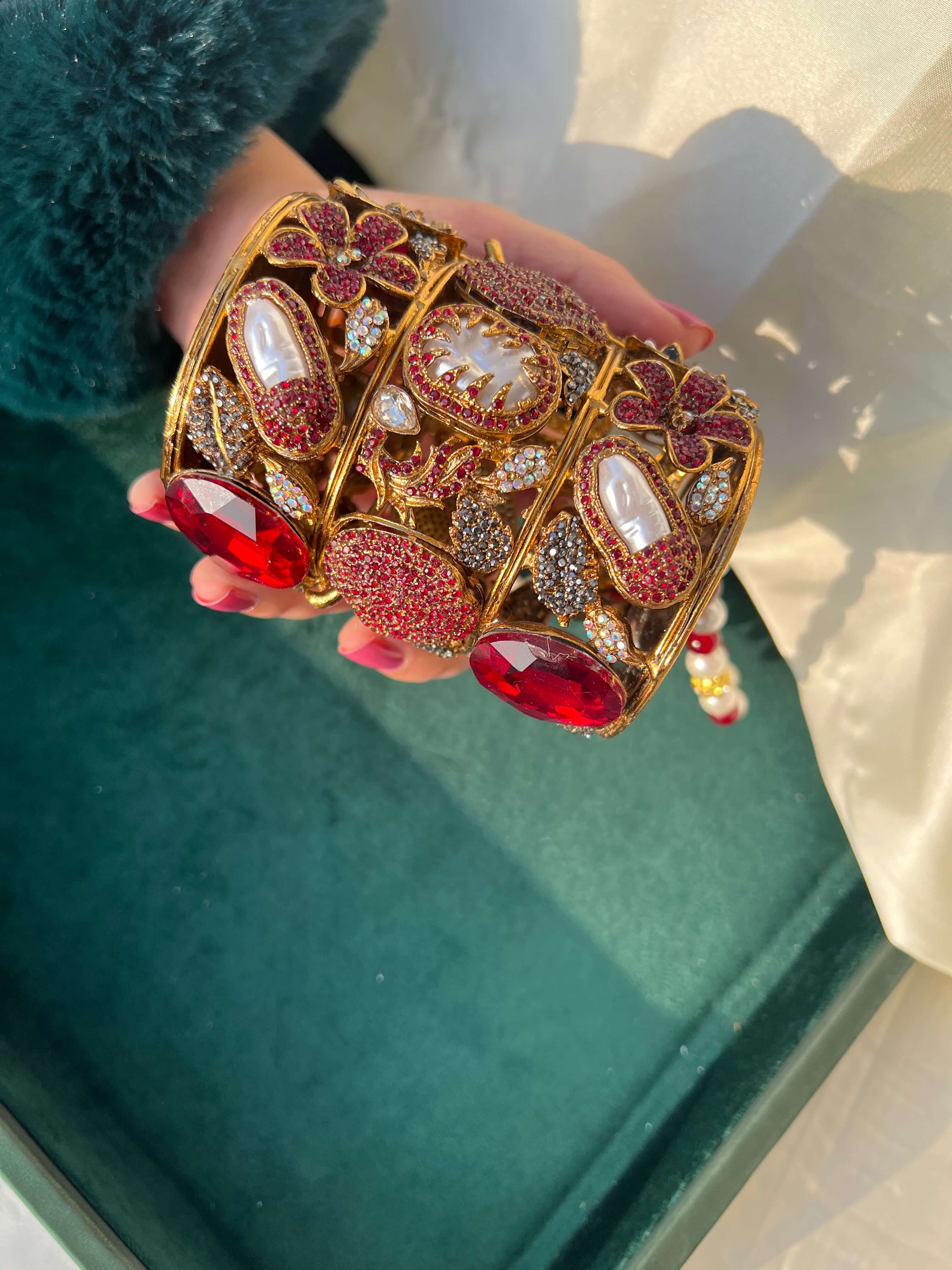 Crimson Crown Clutch-RED