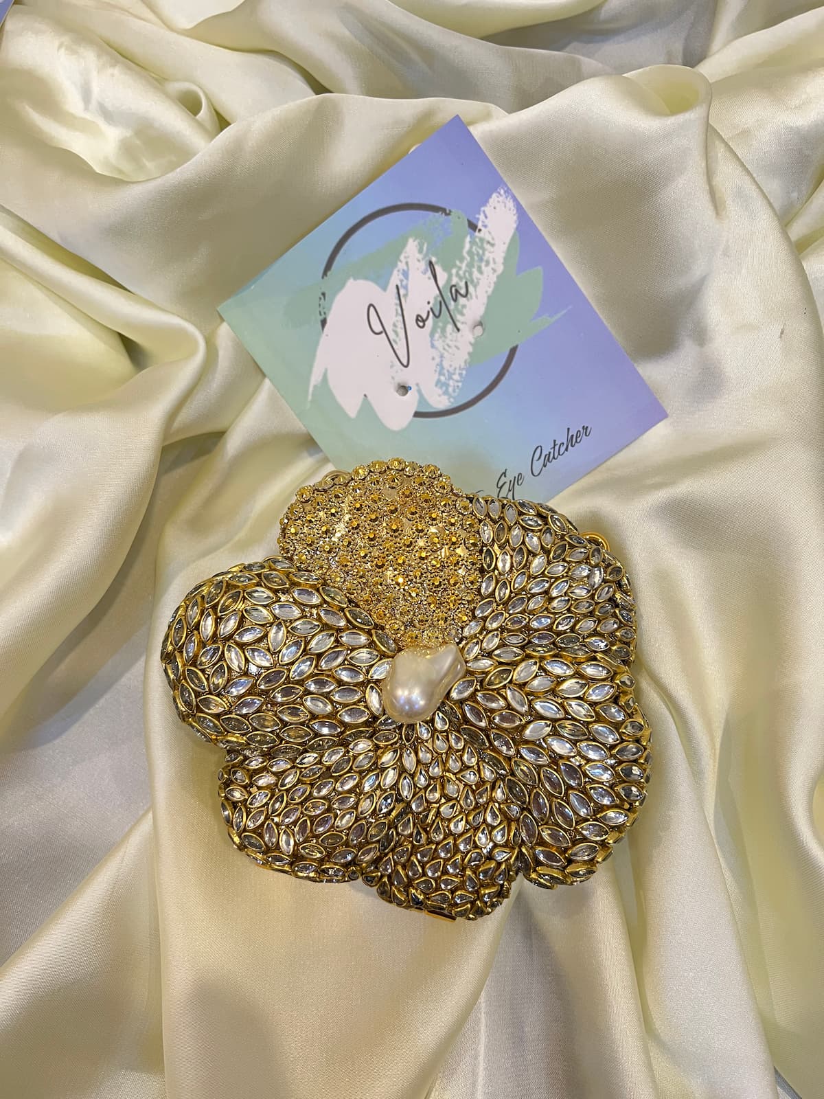 Mini Flower Kundun Clutch