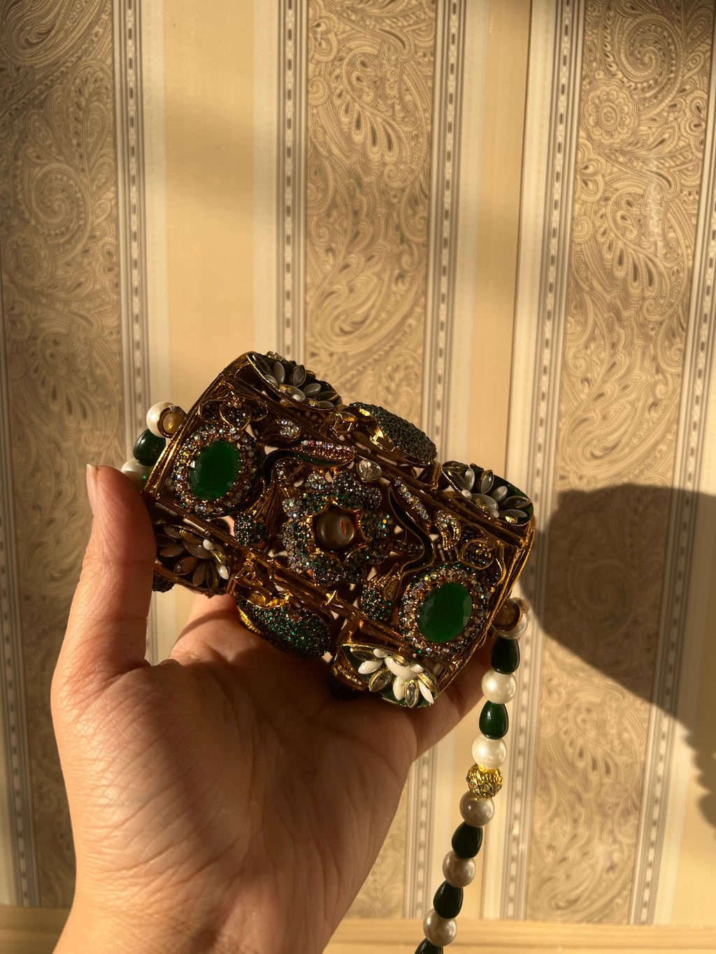 Crimson Crown Clutch-GREEN
