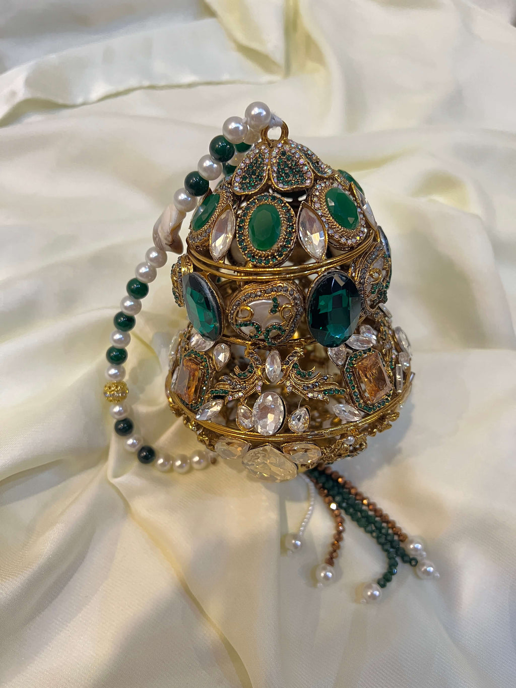 Turkish Potli- Emerald Green