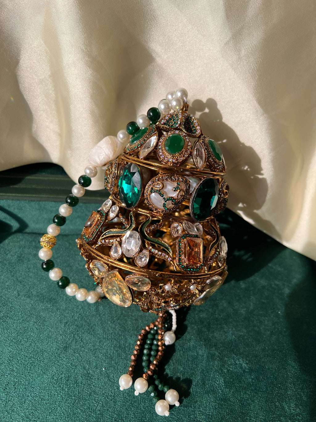 Turkish Potli- Emerald Green