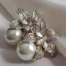 Floral Drop Studs